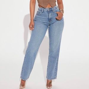 Fashion Nova 90s Straight Leg jeans